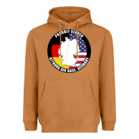 Meerkat proudly served bitburg air base germany military veteran t shirt Heavyweight Hoodie - linhVisuals