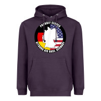 Plum proudly served bitburg air base germany military veteran t shirt Heavyweight Hoodie - linhVisuals