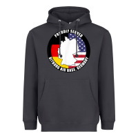 Smoke proudly served bitburg air base germany military veteran t shirt Heavyweight Hoodie - linhVisuals