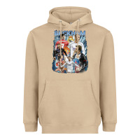 Mushroom David Beckham Vintage Heavyweight Hoodie - linhVisuals