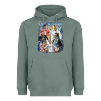 Sage David Beckham Vintage Heavyweight Hoodie - linhVisuals