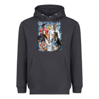 Smoke David Beckham Vintage Heavyweight Hoodie - linhVisuals
