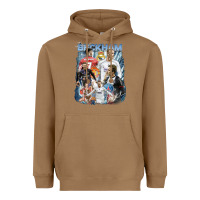 Toasted Coconut David Beckham Vintage Heavyweight Hoodie - linhVisuals