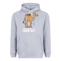 Heather Grey what day is it hump day funny camels hump day t shirt Heavyweight Hoodie - linhVisuals