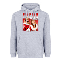 Heather Grey Mariah Carey Vintage Heavyweight Hoodie - linhVisuals
