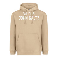 Mushroom who is john galt libertarian and book quote t shirt Heavyweight Hoodie - linhVisuals