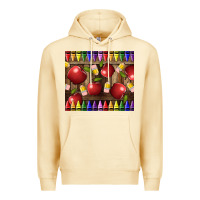 Pina Colada Crayons And Apples Premium Hoodie - LillyAllenDesigns