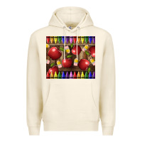Tofu Crayons And Apples Premium Hoodie - LillyAllenDesigns