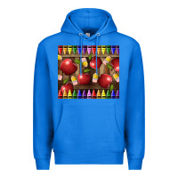True Royal Crayons And Apples Premium Hoodie - LillyAllenDesigns