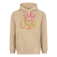 Mushroom birthday queen shirt, womens birthday shirt, birthday t shirt Heavyweight Hoodie - linhVisuals