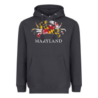 Smoke retro maryland crab state flag vintage travel tank top Heavyweight Hoodie - linhVisuals