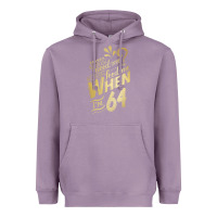 Lavender will you still need me when i'm 64 birthday for wife 64 love premium t Heavyweight Hoodie - linhVisuals