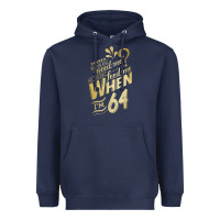 Navy will you still need me when i'm 64 birthday for wife 64 love premium t Heavyweight Hoodie - linhVisuals