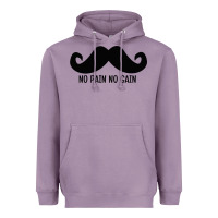Lavender MUSTACHE Heavyweight Hoodie - linhVisuals