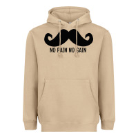 Mushroom MUSTACHE Heavyweight Hoodie - linhVisuals