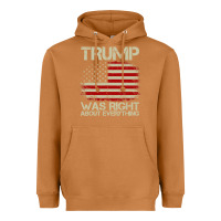 Meerkat vintage usa american flag trump was right about everything pullover ho Heavyweight Hoodie - linhVisuals