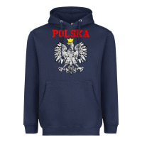 Navy polska poland eagle poland heritage polish pride roots tank top Heavyweight Hoodie - linhVisuals
