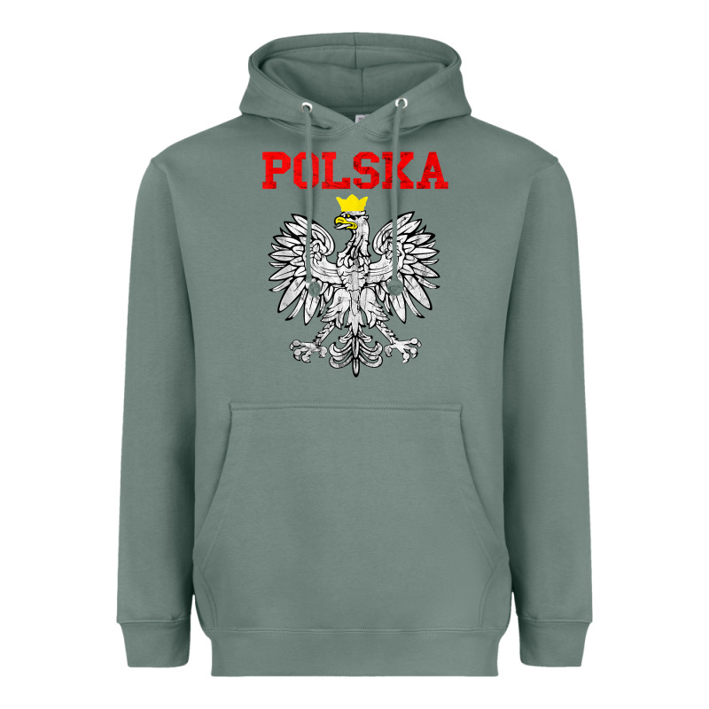Polska Poland Eagle Poland Heritage Polish Pride Roots Tank Top Heavyweight Hoodie by linhVisuals | Teevron