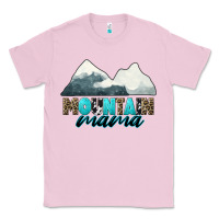 Bubblegum Pink Mountain Mama Classic Tee - CowGirlArtShop
