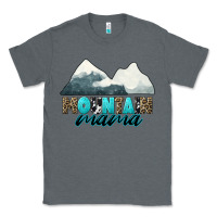 Charcoal Heather Mountain Mama Classic Tee - CowGirlArtShop