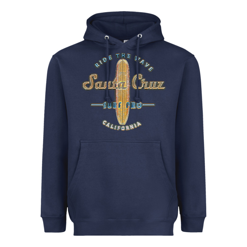 Santa Cruz, Ca Vintage Surfers Tshirt Heavyweight Hoodie by linhVisuals | Teevron