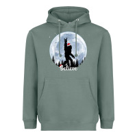 Sage santa bigfoot christmas rock funny sasquatch believe xmas t shirt Heavyweight Hoodie - linhVisuals