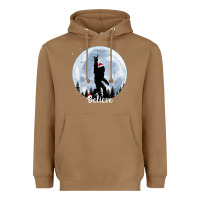 Toasted Coconut santa bigfoot christmas rock funny sasquatch believe xmas t shirt Heavyweight Hoodie - linhVisuals