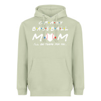 Matcha baseball coach crazy mom baseball Heavyweight Hoodie - linhVisuals