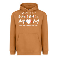 Meerkat baseball coach crazy mom baseball Heavyweight Hoodie - linhVisuals