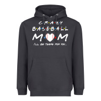 Smoke baseball coach crazy mom baseball Heavyweight Hoodie - linhVisuals