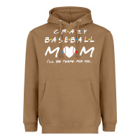 Toasted Coconut baseball coach crazy mom baseball Heavyweight Hoodie - linhVisuals