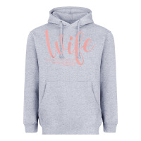 Heather Grey wife collection t shirt Heavyweight Hoodie - linhVisuals