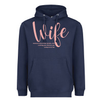 Navy wife collection t shirt Heavyweight Hoodie - linhVisuals