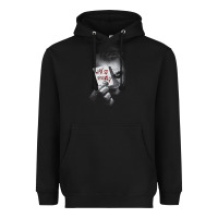 Us Dc Dark Knight Photo Why So Serious 01 Black H Pullover Hoodie Heavyweight Hoodie | Teevron
