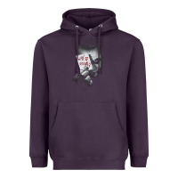 Plum us dc dark knight photo why so serious 01 black h pullover hoodie Heavyweight Hoodie - linhVisuals