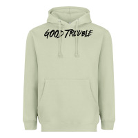 Matcha good trouble Heavyweight Hoodie - linhVisuals