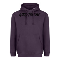 Plum good trouble Heavyweight Hoodie - linhVisuals