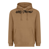 Toasted Coconut good trouble Heavyweight Hoodie - linhVisuals