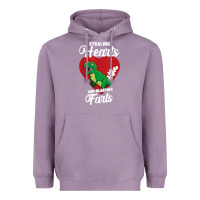 Lavender stealing hearts and blasting farts valentine's day t shirt Heavyweight Hoodie - linhVisuals