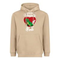 Mushroom stealing hearts and blasting farts valentine's day t shirt Heavyweight Hoodie - linhVisuals
