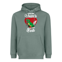 Sage stealing hearts and blasting farts valentine's day t shirt Heavyweight Hoodie - linhVisuals