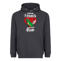 Smoke stealing hearts and blasting farts valentine's day t shirt Heavyweight Hoodie - linhVisuals