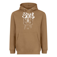 Toasted Coconut GHOST Heavyweight Hoodie - linhVisuals