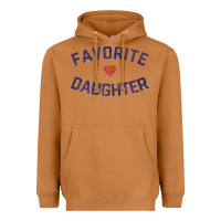 Meerkat womens favorite daughter heart distressed vintage faded classic t shir Heavyweight Hoodie - linhVisuals