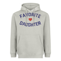 Moon Dust womens favorite daughter heart distressed vintage faded classic t shir Heavyweight Hoodie - linhVisuals