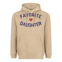 Mushroom womens favorite daughter heart distressed vintage faded classic t shir Heavyweight Hoodie - linhVisuals