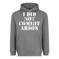 Storm i did not commit arson for arson investigator t shirt Heavyweight Hoodie - linhVisuals