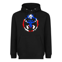 Black taino coqui symbol   boricua   hispanic heritage t shirt Heavyweight Hoodie - linhVisuals