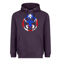 Plum taino coqui symbol   boricua   hispanic heritage t shirt Heavyweight Hoodie - linhVisuals