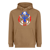 Toasted Coconut taino coqui symbol   boricua   hispanic heritage t shirt Heavyweight Hoodie - linhVisuals